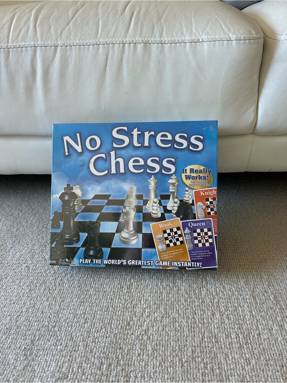 No Stress Chess Board Game - Blue